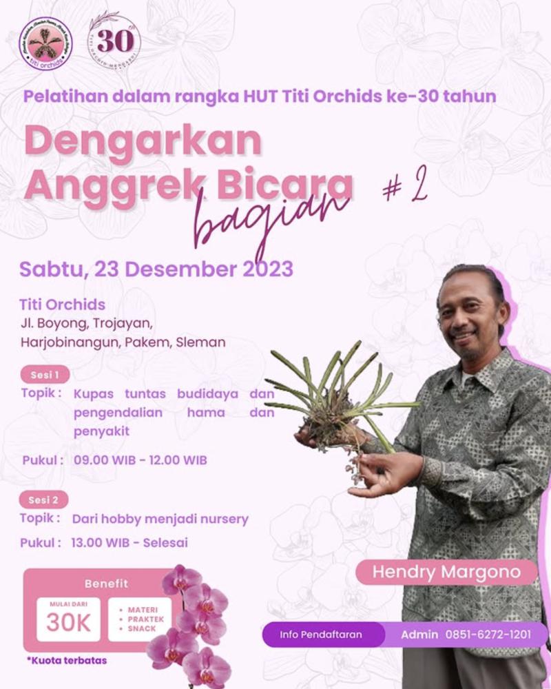 Pelatihan Dengarkan Anggrek Bicara #2