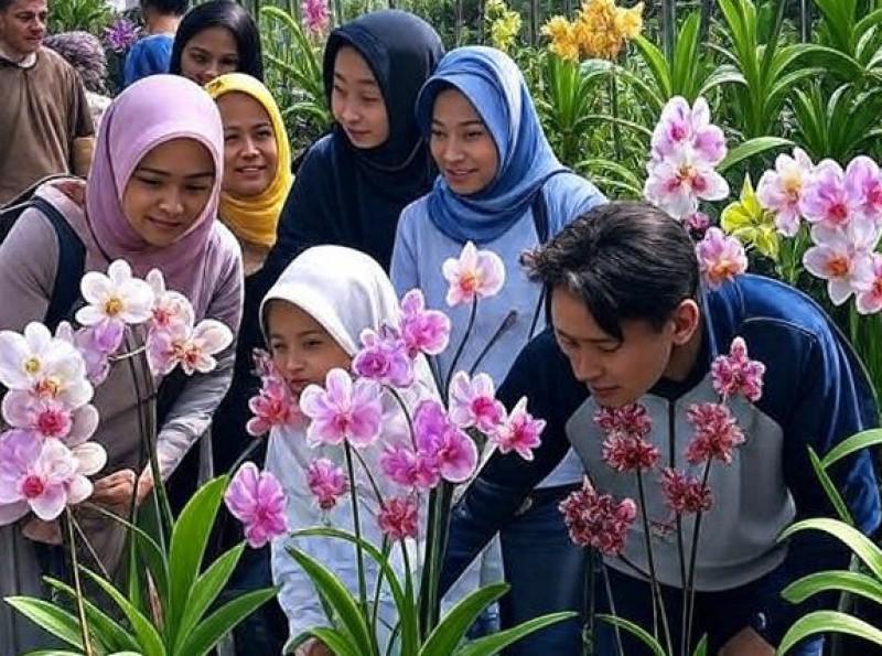 Festival Anggrek Vanda Tricolor ke-7: Mengangkat Keindahan Endemik Lereng Merapi