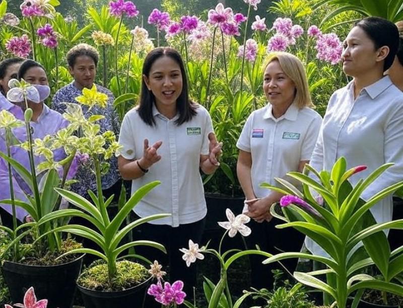Titi Orchids Wakili Sleman di Pameran Hortikultura Internasional 2025