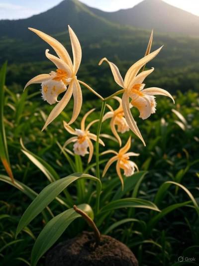Coelogyne cristata