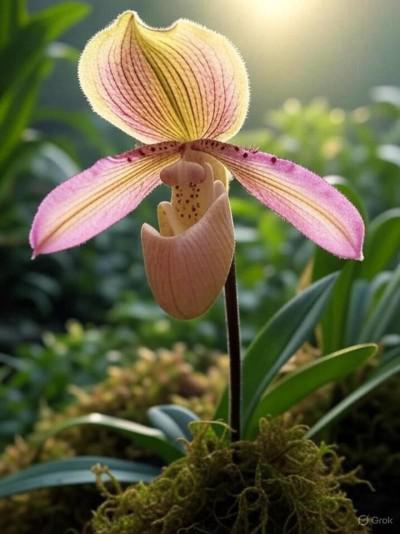 Paphiopedilum glaucophyllum