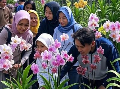 Festival Anggrek Vanda Tricolor ke-7: Mengangkat Keindahan Endemik Lereng Merapi